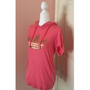 Pink Adidas Hooded Tee